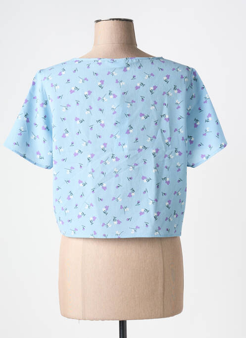 T-shirt bleu NOISY MAY pour femme