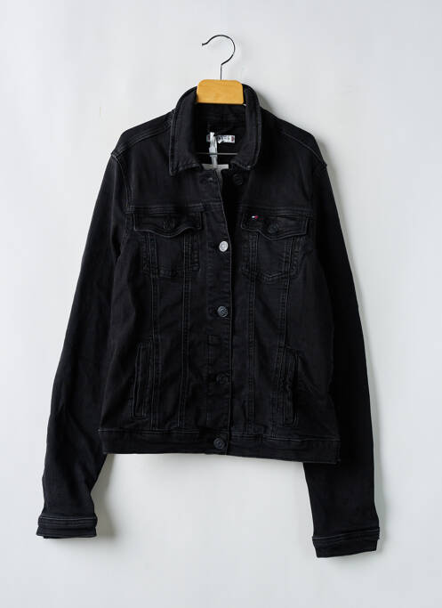 Veste en jean noir TOMMY HILFIGER pour fille