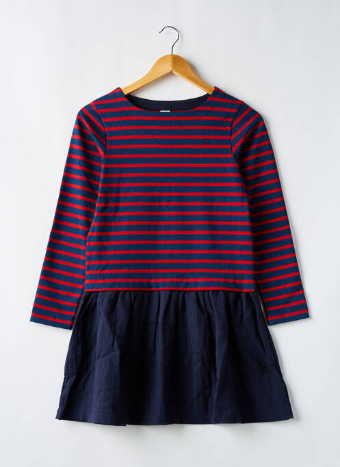 Robe mi-longue bleu PETIT BATEAU pour fille