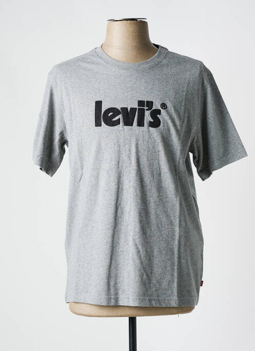 T-shirt gris LEVIS pour homme
