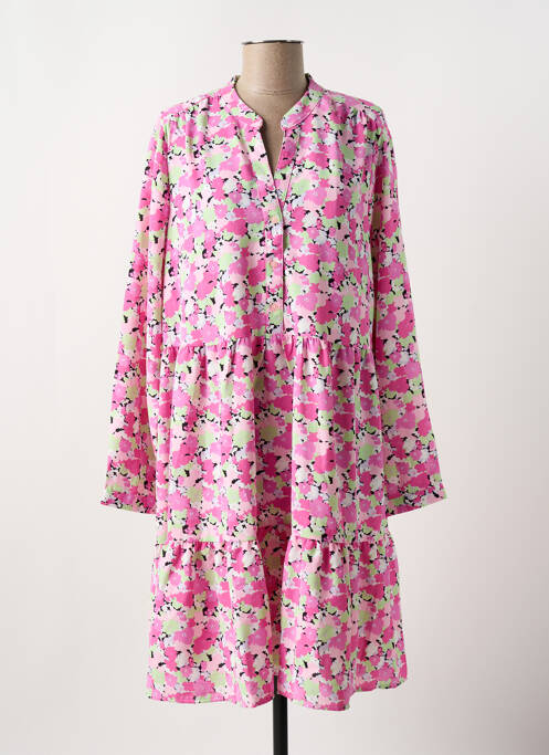 Robe courte rose SELECTED pour femme