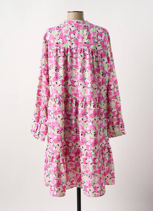 Robe courte rose SELECTED pour femme