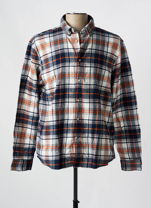 Chemise manches longues beige SELECTED pour homme