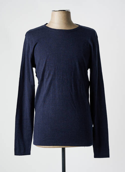 Sweat-shirt bleu SELECTED pour homme