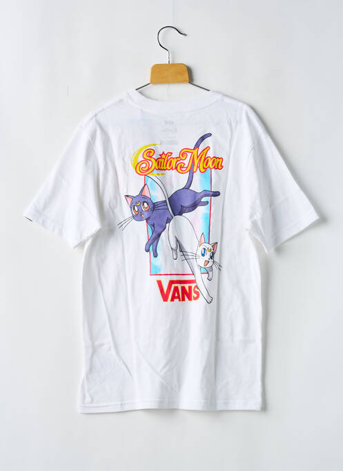 T-shirt blanc VANS pour garçon