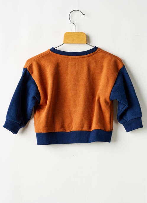 Gilet manches longues marron PETIT BATEAU pour garçon