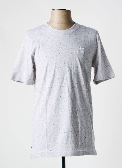 T-shirt gris ADIDAS pour homme