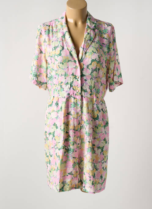 Robe courte rose PIECES pour femme