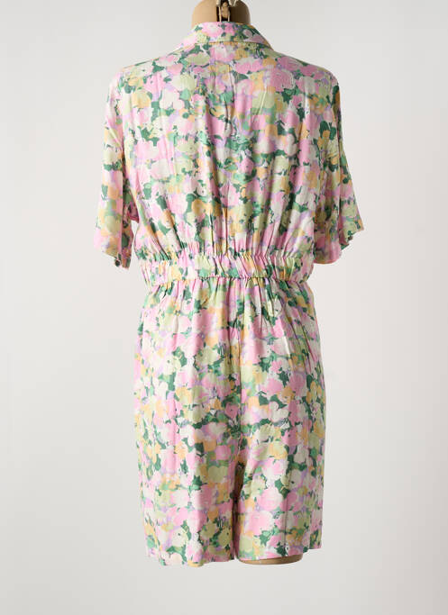 Robe courte rose PIECES pour femme