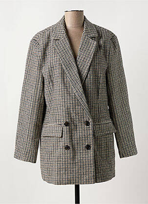 Blazer marron MSCH COPENHAGEN femme