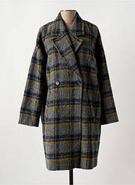 Manteau long gris SEE U SOON femme