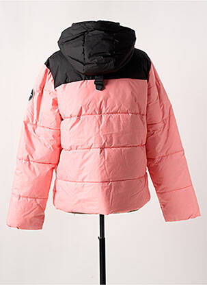 Doudoune col col montant rose ICEPEAK femme
