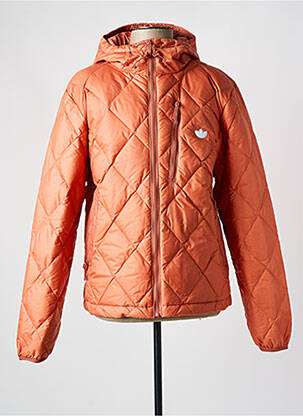 Doudoune col col montant marron ADIDAS homme