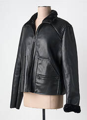 Veste simili cuir noir IKKS pour femme seconde vue