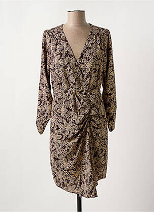 Robe courte col v rouge SEE U SOON femme