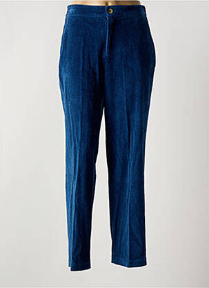 Pantalon droit bleu LEON & HARPER femme