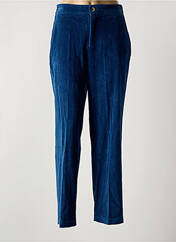 Pantalon droit bleu LEON & HARPER pour femme seconde vue