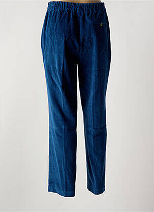 Pantalon droit bleu LEON & HARPER femme