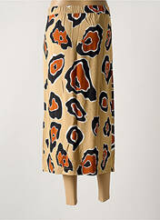 Jupe mi-longue beige OBJECT pour femme seconde vue