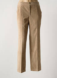 Pantalon droit beige LEON & HARPER femme