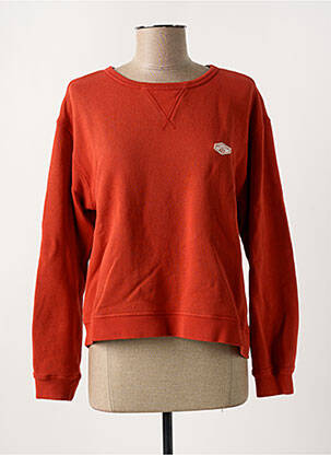 Sweat-shirt col rond rouge NUDIE JEANS CO femme