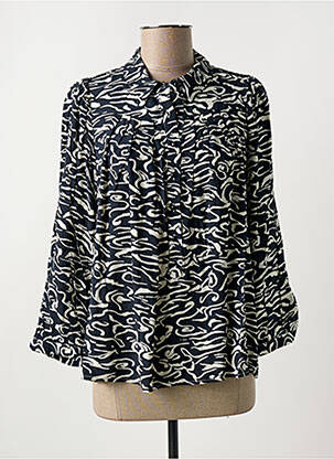 Blouse col v noir SEE U SOON femme