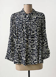Blouse col v noir SEE U SOON femme