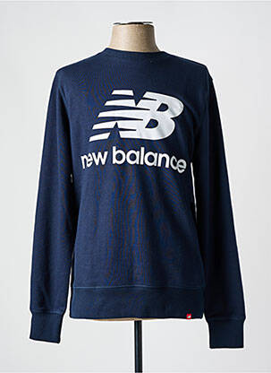 Sweat-shirt bleu NEW BALANCE homme