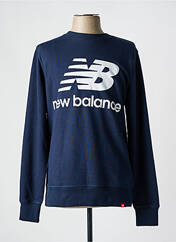 Sweat-shirt bleu NEW BALANCE pour homme seconde vue