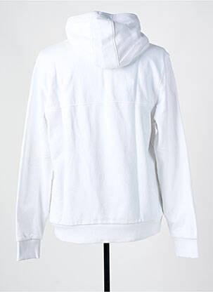 Sweat-shirt à capuche blanc CALVIN KLEIN homme