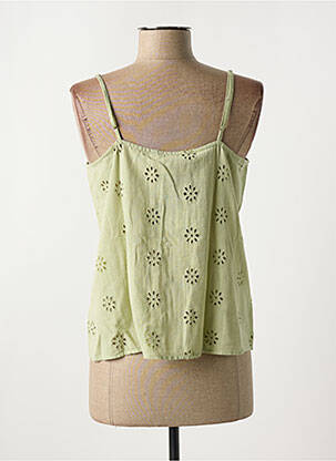 Débardeur col v vert VERO MODA femme