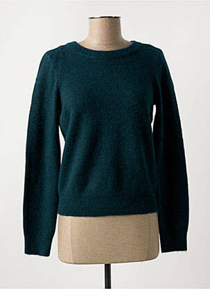 Pull col rond bleu VERO MODA femme