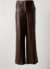 Pantalon large marron VERO MODA pour femme seconde vue
