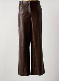 Pantalon large marron VERO MODA femme