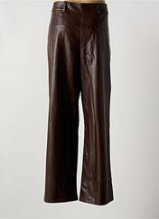 Pantalon large marron VERO MODA pour femme seconde vue