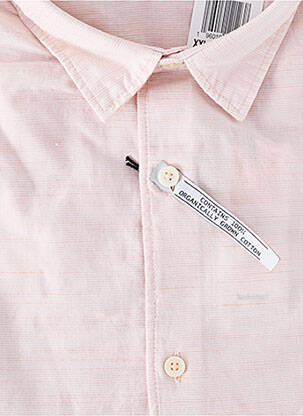 Chemise manches longues rose TIMBERLAND homme