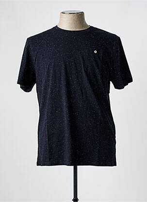 T-shirt col rond bleu FAGUO homme