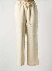 Pantalon droit beige VERO MODA pour femme seconde vue