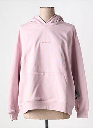 Sweat-shirt à capuche col rond violet NEW BALANCE femme