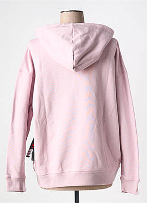 Sweat-shirt à capuche col rond violet NEW BALANCE femme
