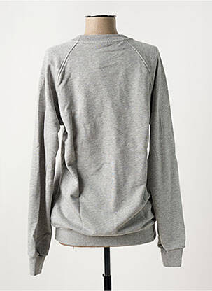 Sweat-shirt col rond gris REEBOK femme