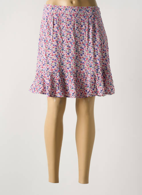 Jupe courte violet PIECES pour femme