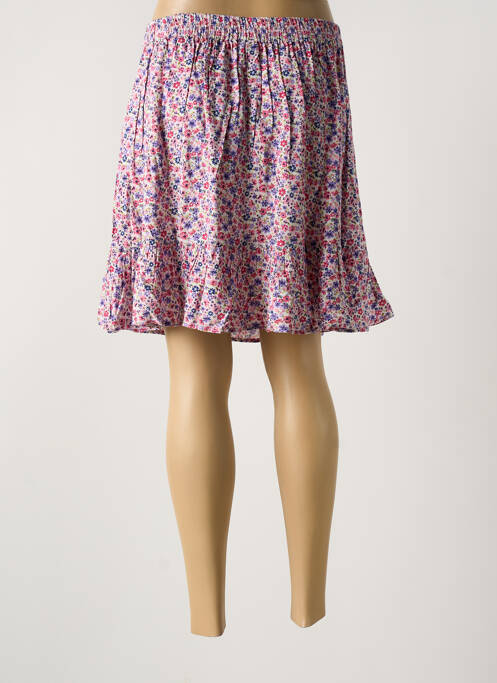 Jupe courte violet PIECES pour femme