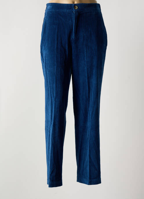 Pantalon droit bleu LEON & HARPER pour femme