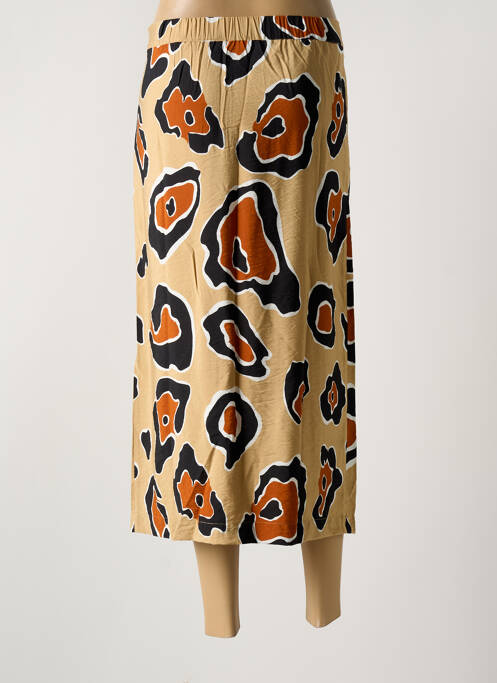 Jupe mi-longue beige OBJECT pour femme