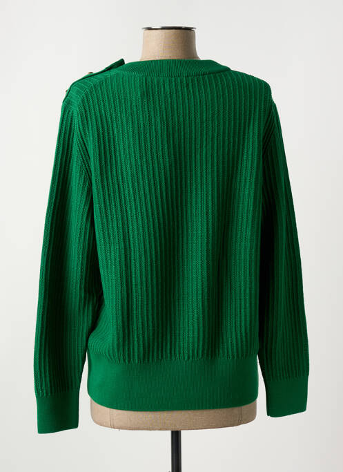Pull col rond vert GANT femme