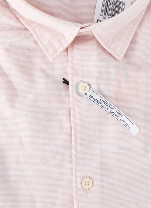 Chemise manches longues rose TIMBERLAND pour homme