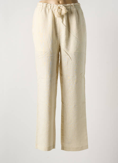Pantalon droit beige VERO MODA pour femme