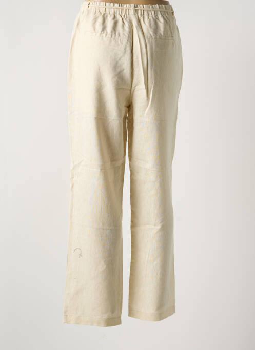 Pantalon droit beige VERO MODA pour femme
