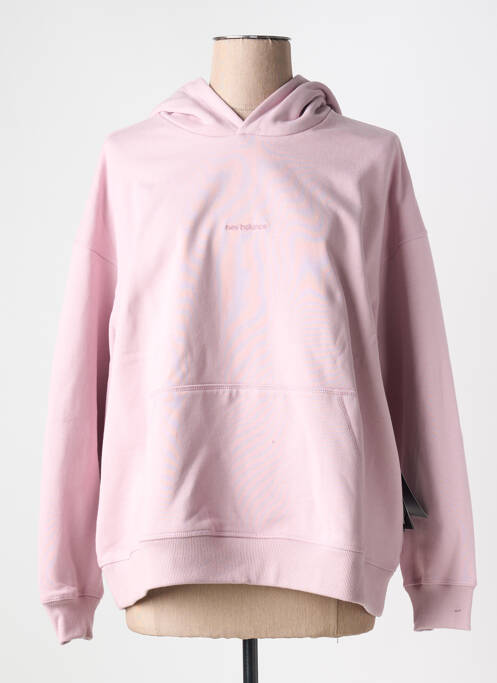 Sweat-shirt à capuche violet NEW BALANCE pour femme